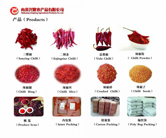 Едкая высушенная специя SHU15000-20000 перца красного chili для США