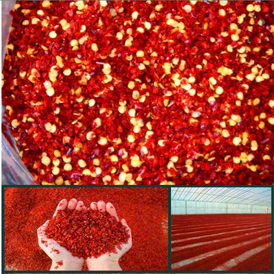 Обезвоженные задавленные чили перчат сетку хлопьев 8 Chili 5mm красную